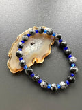 Armband Schneeflocken-Obsidian
