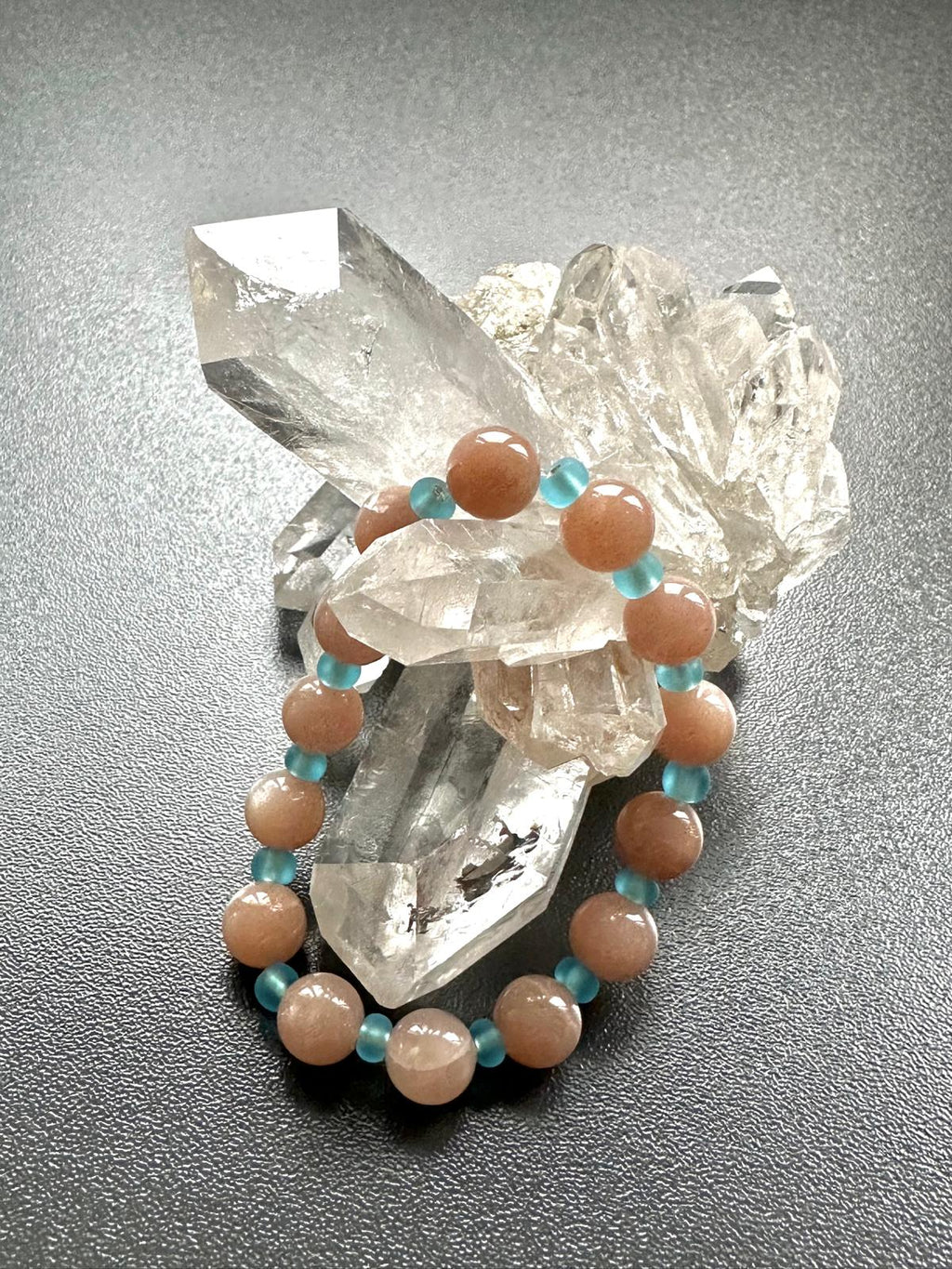 Armband Mondstein rosa