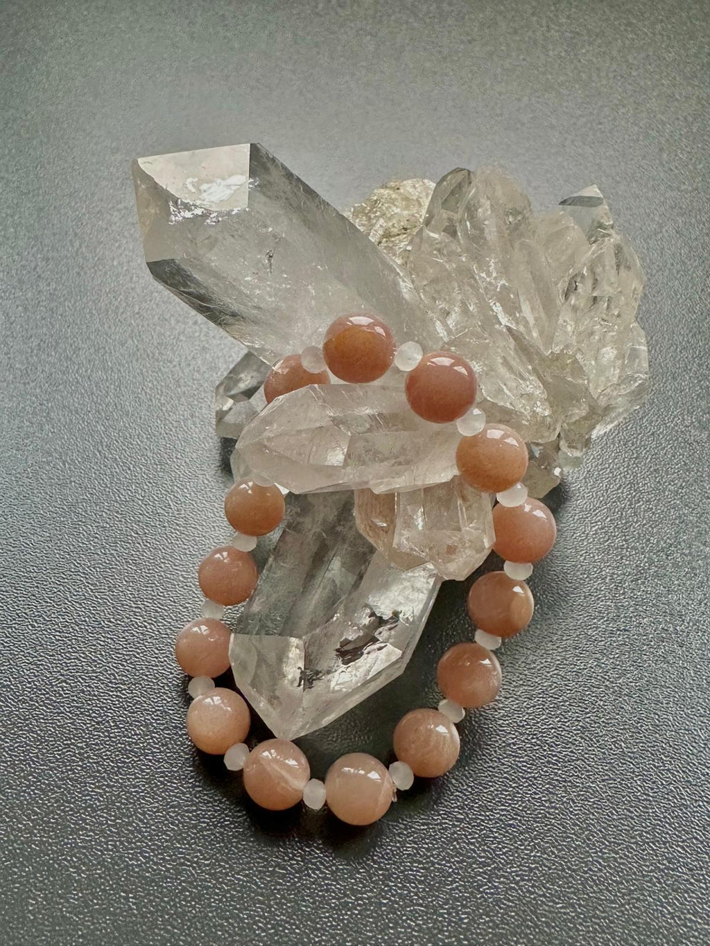 Armband Mondstein rosa