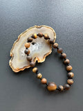 Armband Tigerauge matt