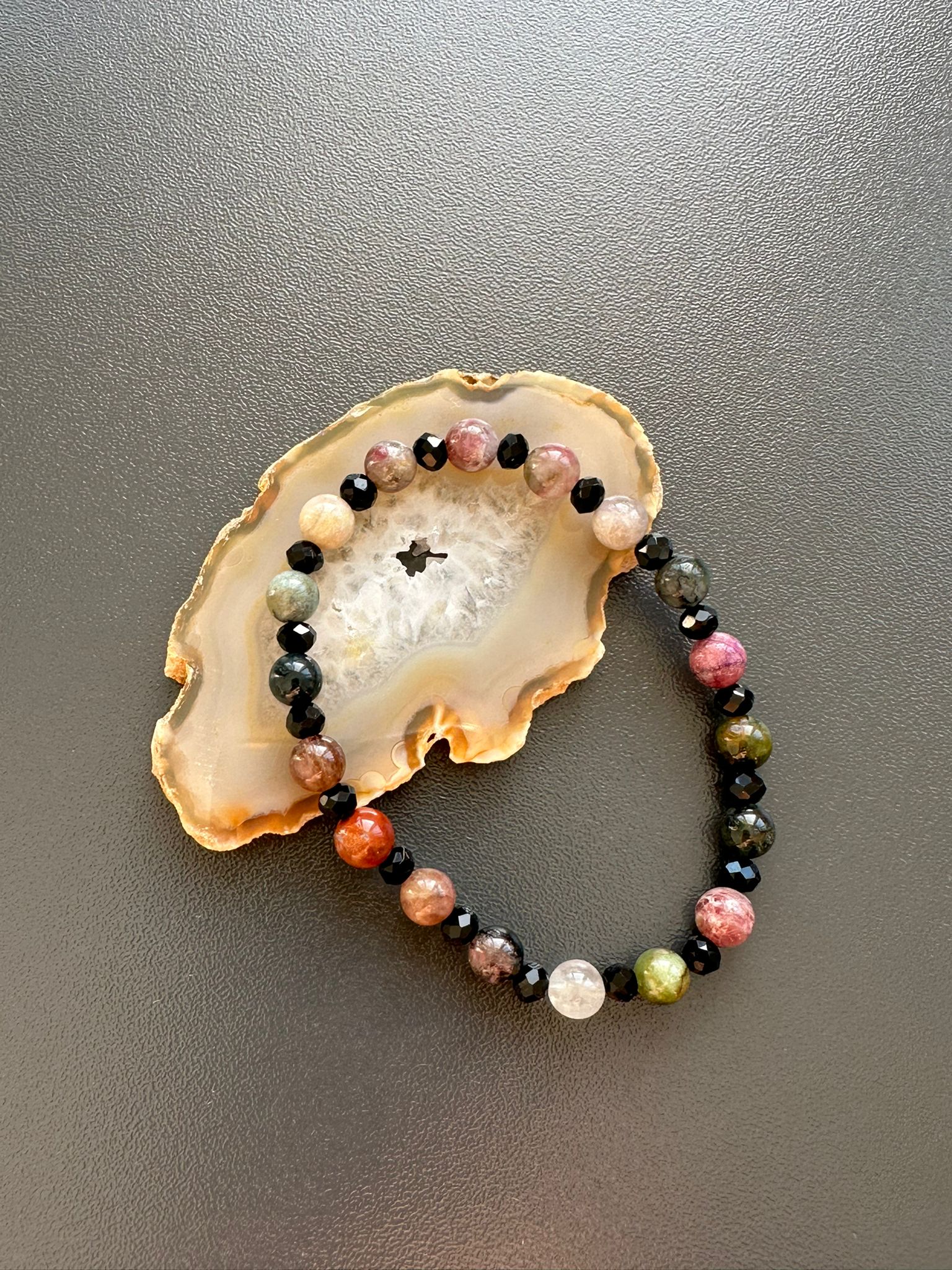 Armband Turmalin bunt
